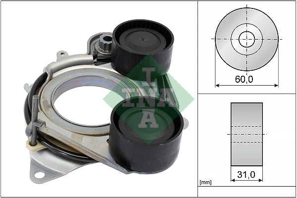 Belt Tensioner, V-ribbed belt